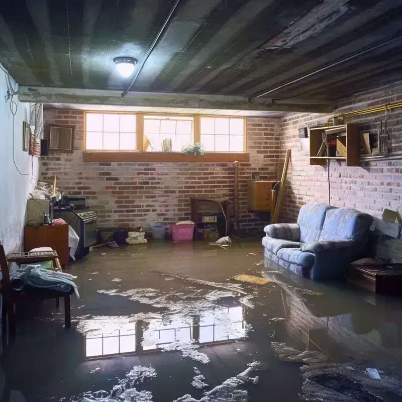 Flooded Basement Cleanup in Newbern, TN